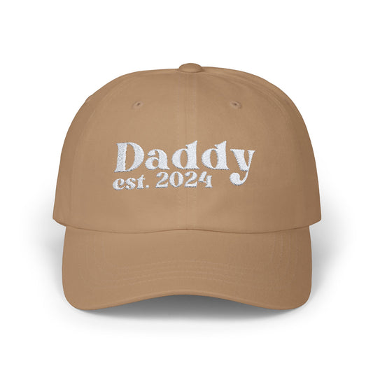 Daddy Est. Embroidered Dad Hat