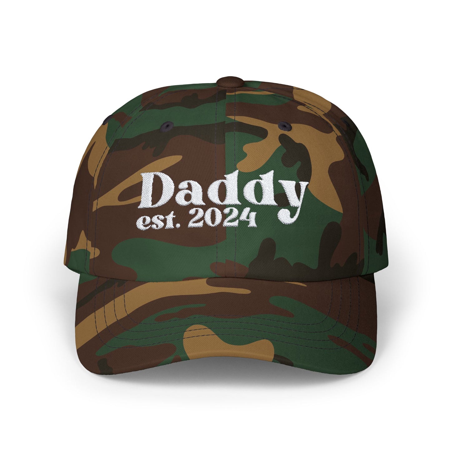 Daddy Est. Embroidered Dad Hat