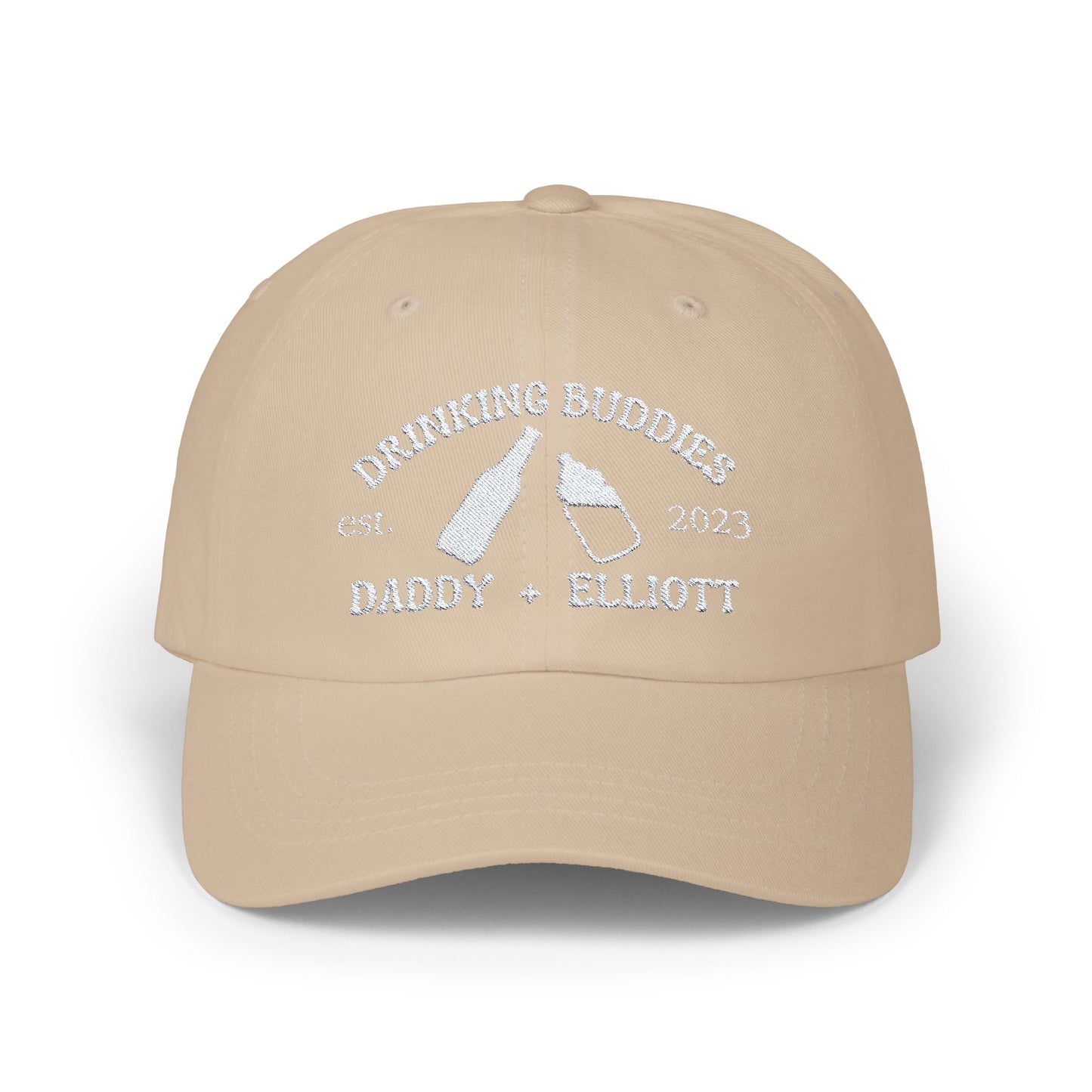 Drinking Buddies Personalized Embroidered Dad Hat