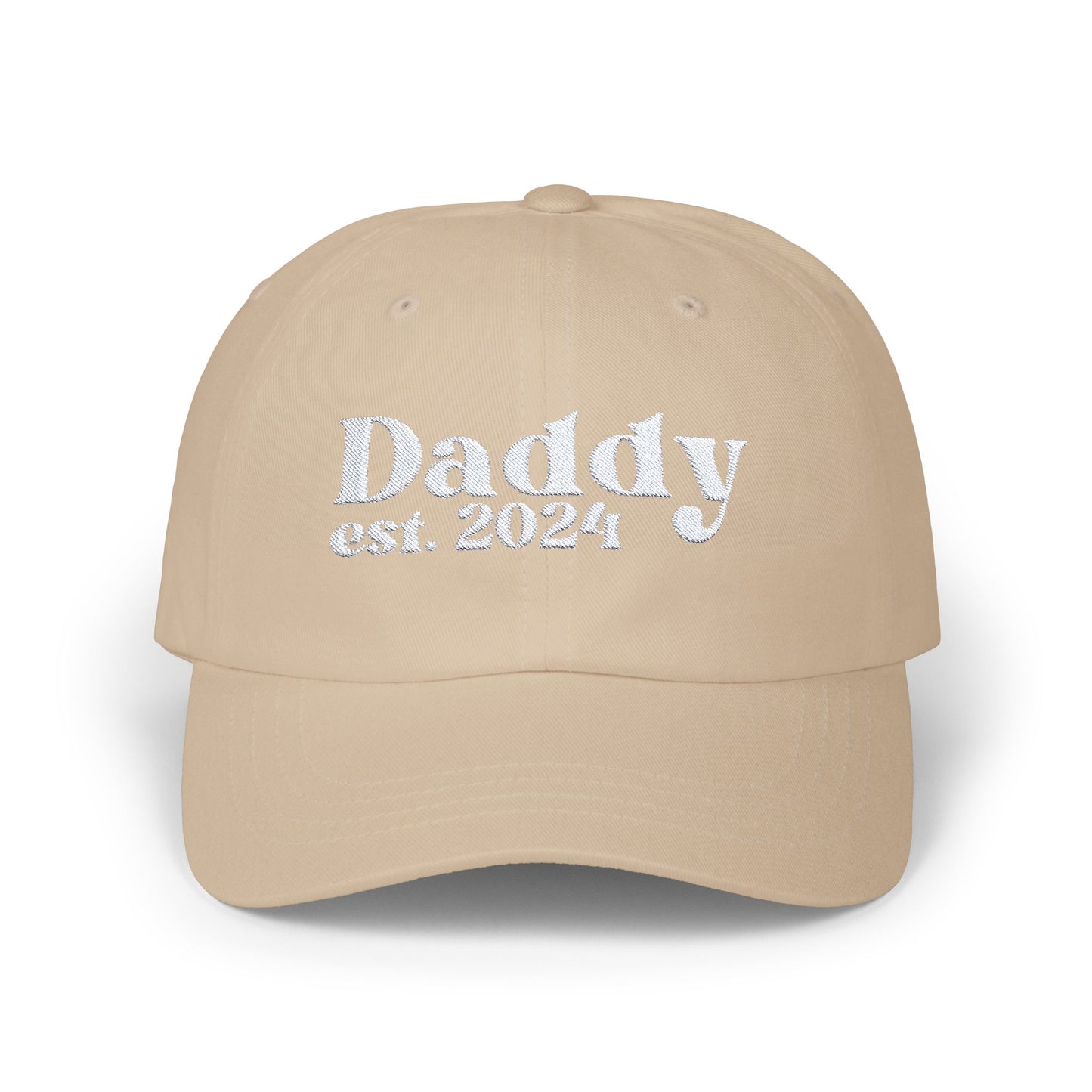 Daddy Est. Embroidered Dad Hat