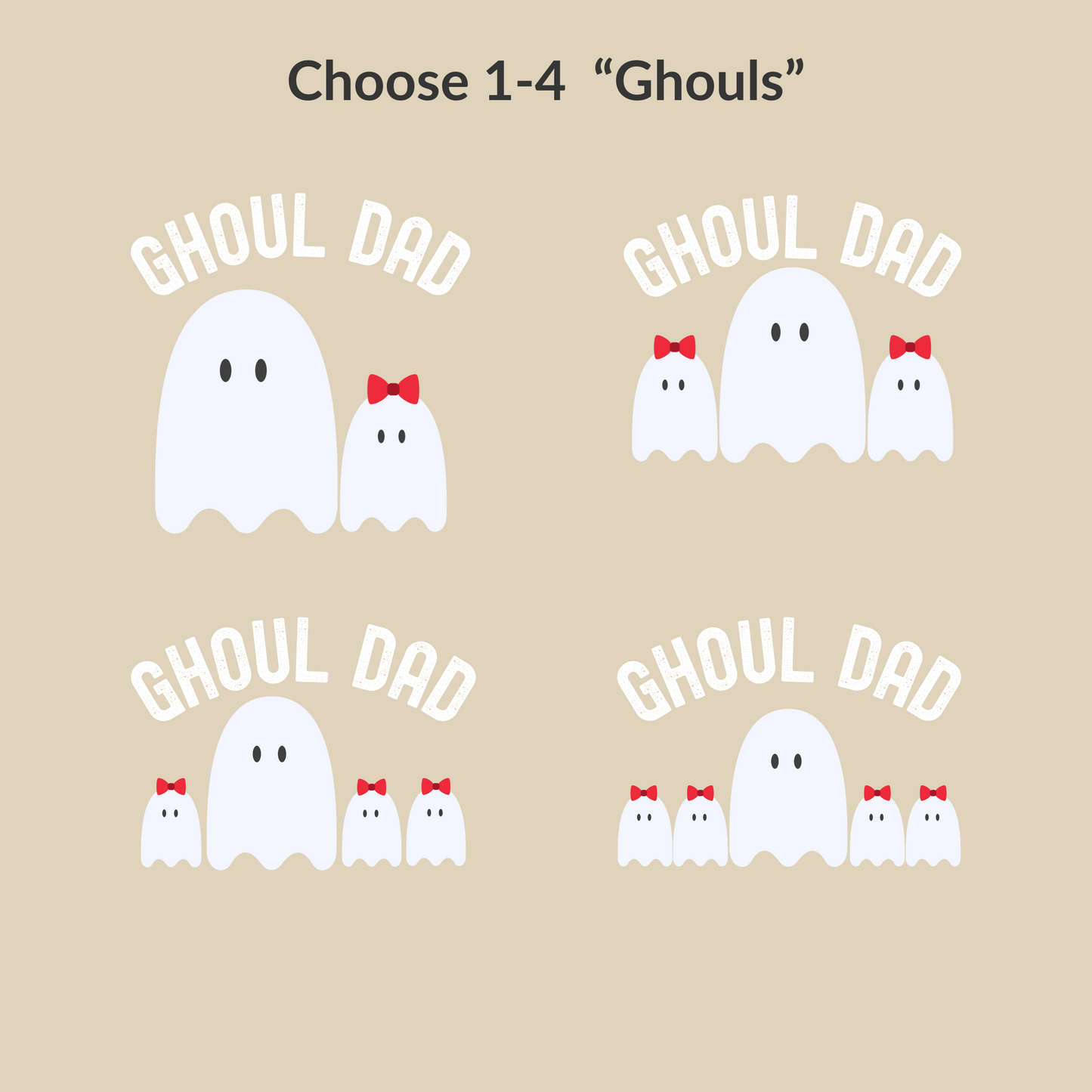 Ghoul Dad Kawaii Shirt Set