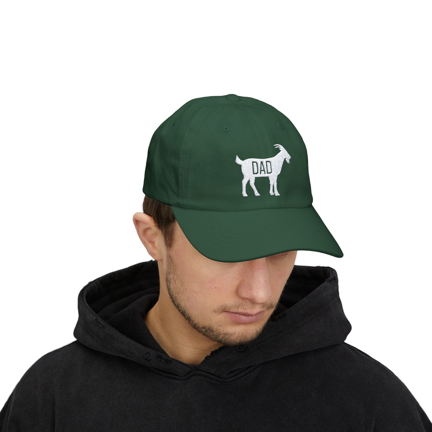 The GOAT Embroidered Dad Hat