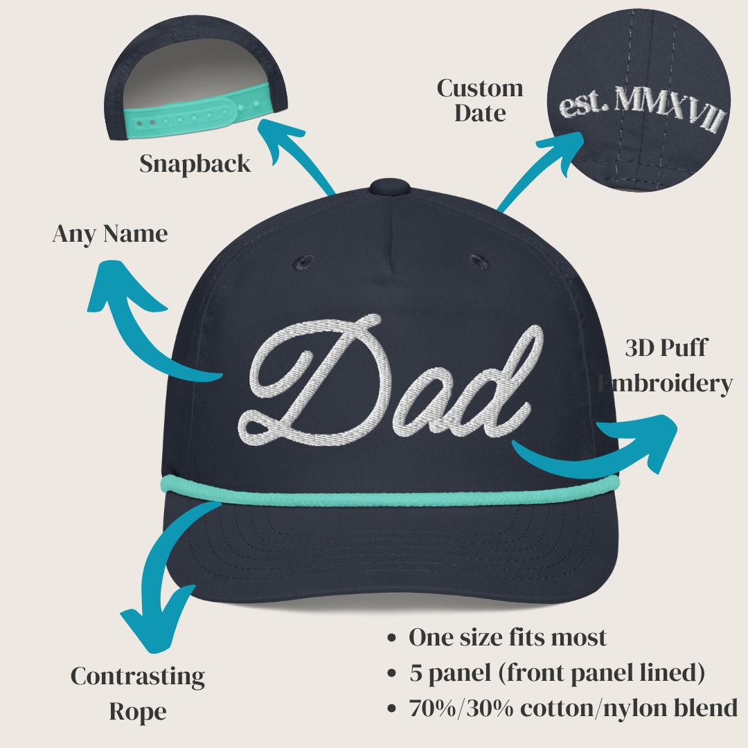 The Official Dad Golf Rope Hat