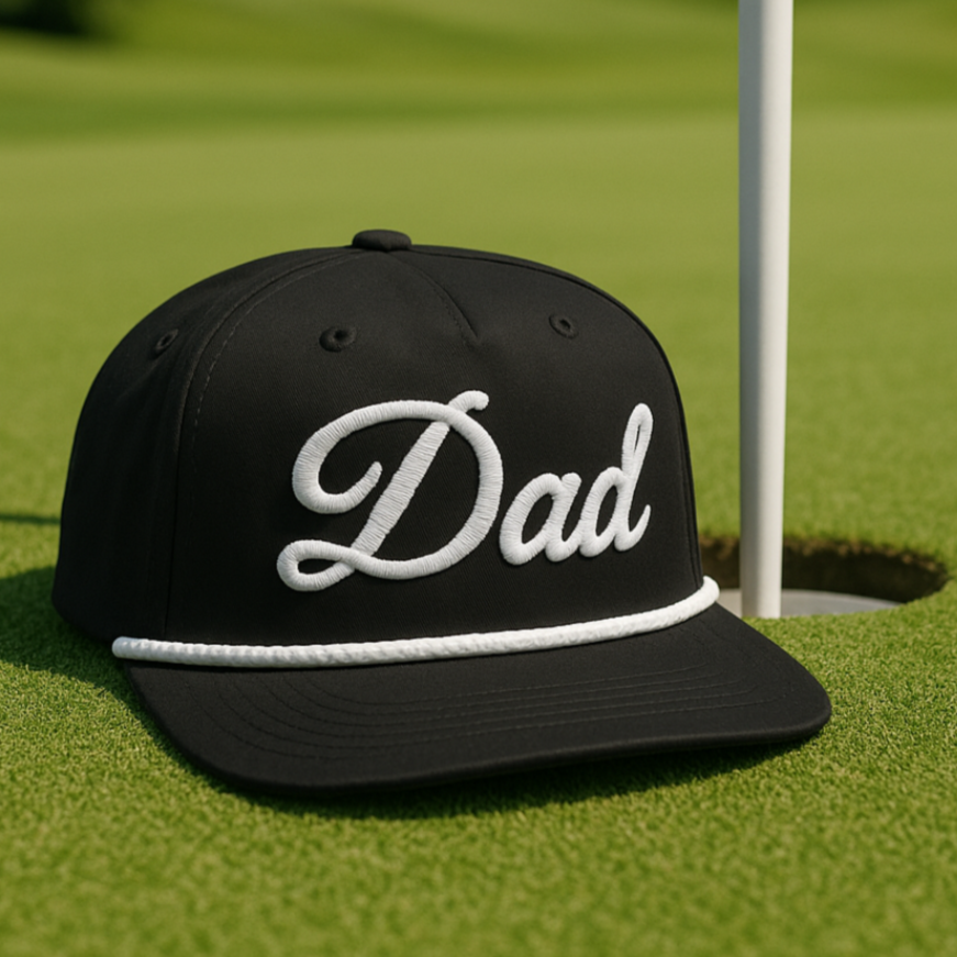 The Official Dad Golf Rope Hat