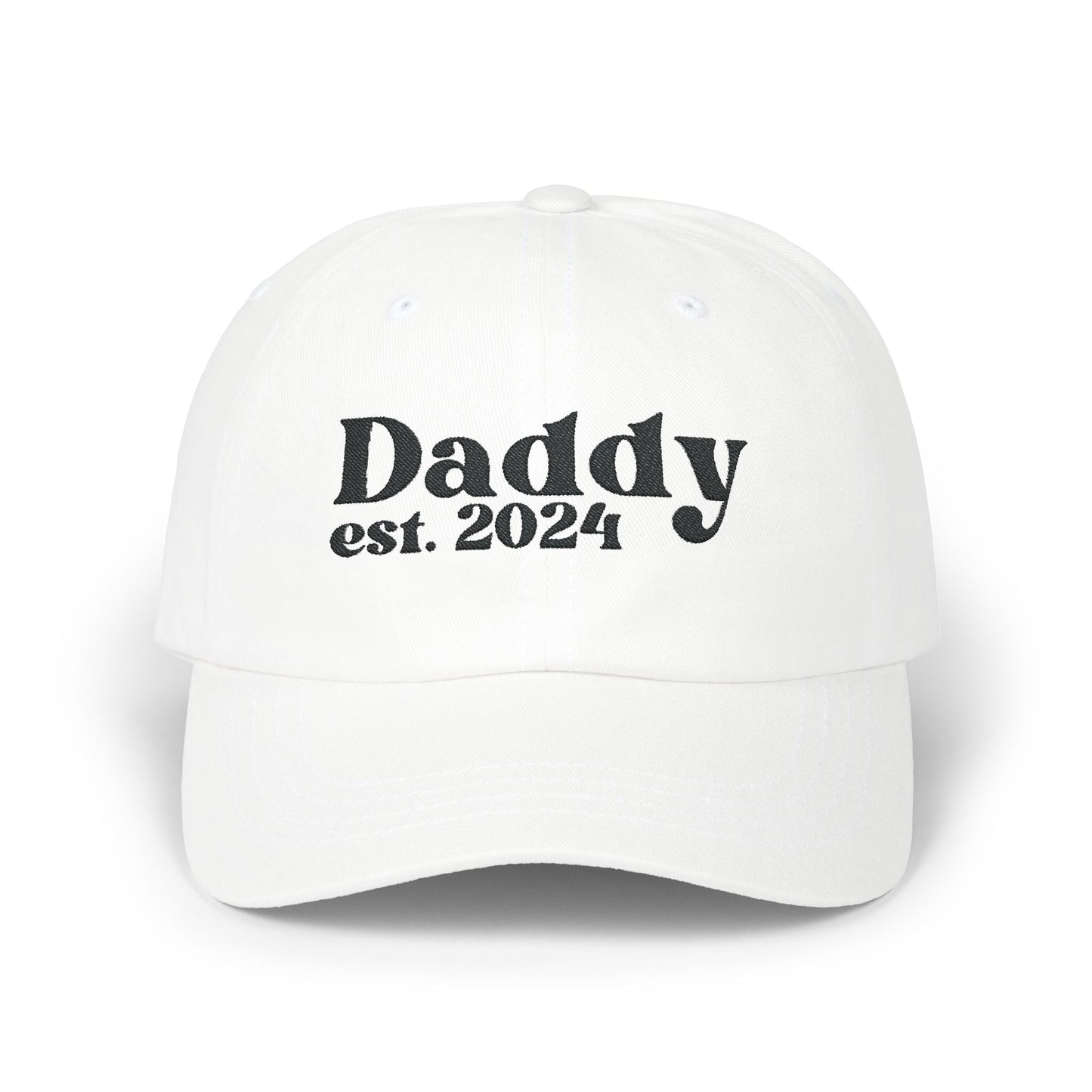 Daddy Est. Embroidered Dad Hat