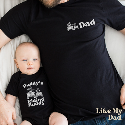 Dad's ATV Riding Buddy Shirt Set