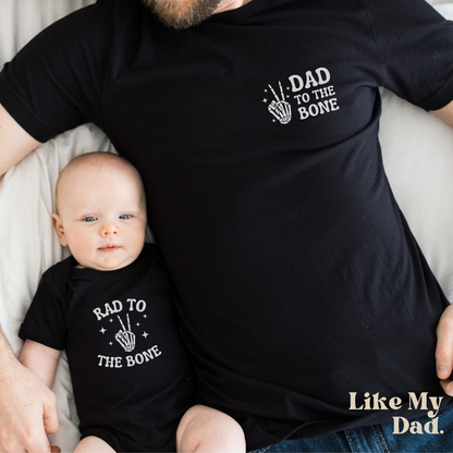 Dad & Rad To The Bone Shirt Set