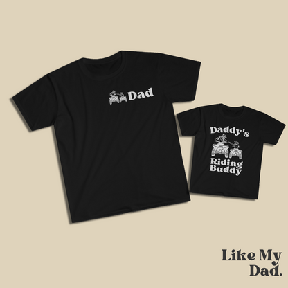 Dad's ATV Riding Buddy Shirt Set