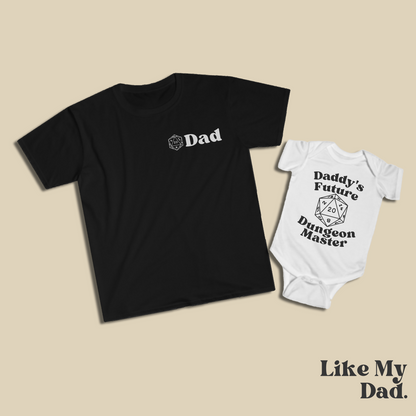 Daddy's Future Dungeon Master Shirt Set