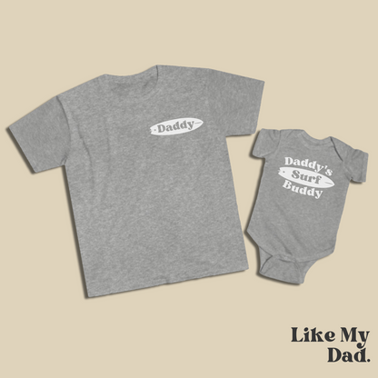 Surf Dad & Daddy's Surf Buddy Shirt Set