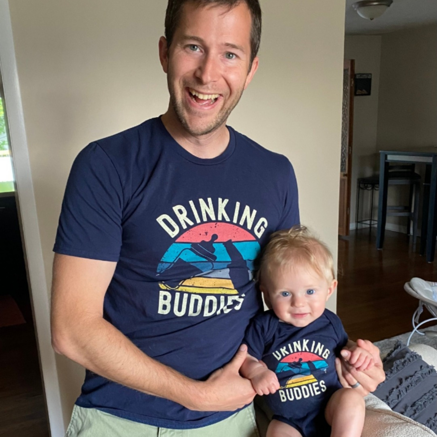 The Original Drinking Buddies Shirt Set