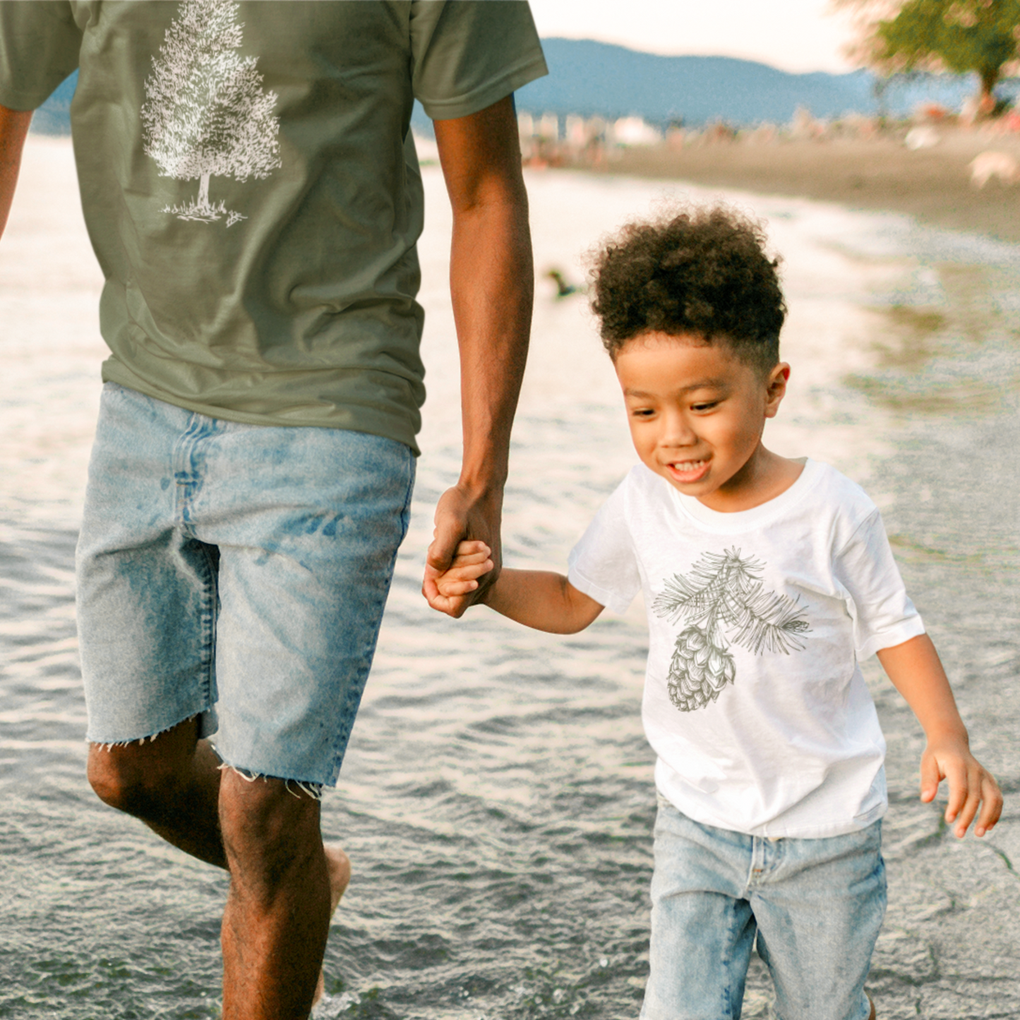 Pine Tree & Pinecone Shirt Set