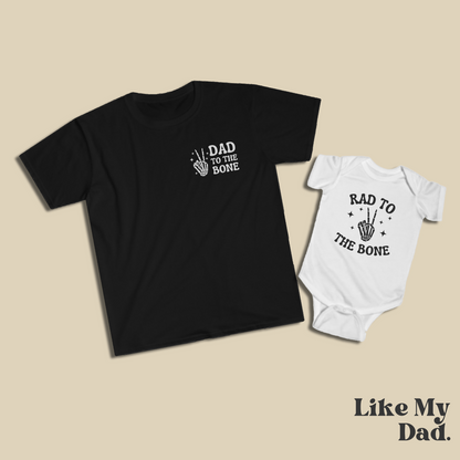 Dad & Rad To The Bone Shirt Set