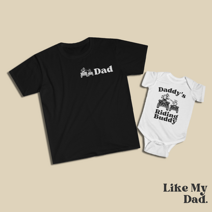 Dad's ATV Riding Buddy Shirt Set