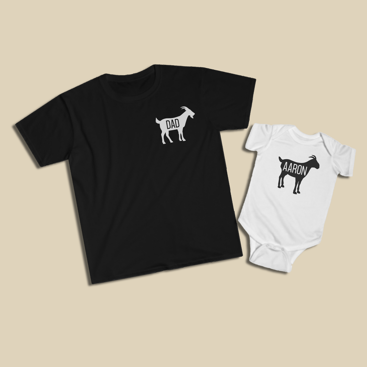 GOAT Dad Personalized Shit Set