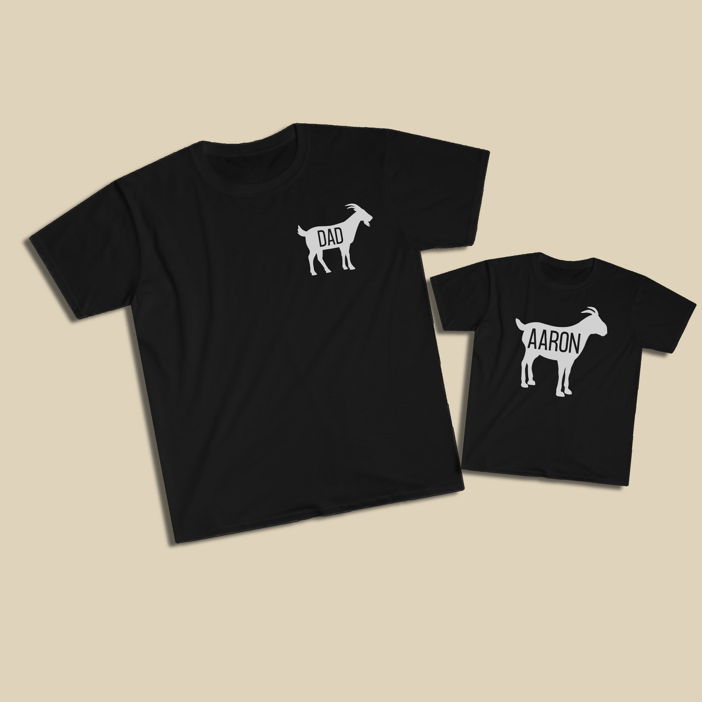 GOAT Dad Personalized Shit Set