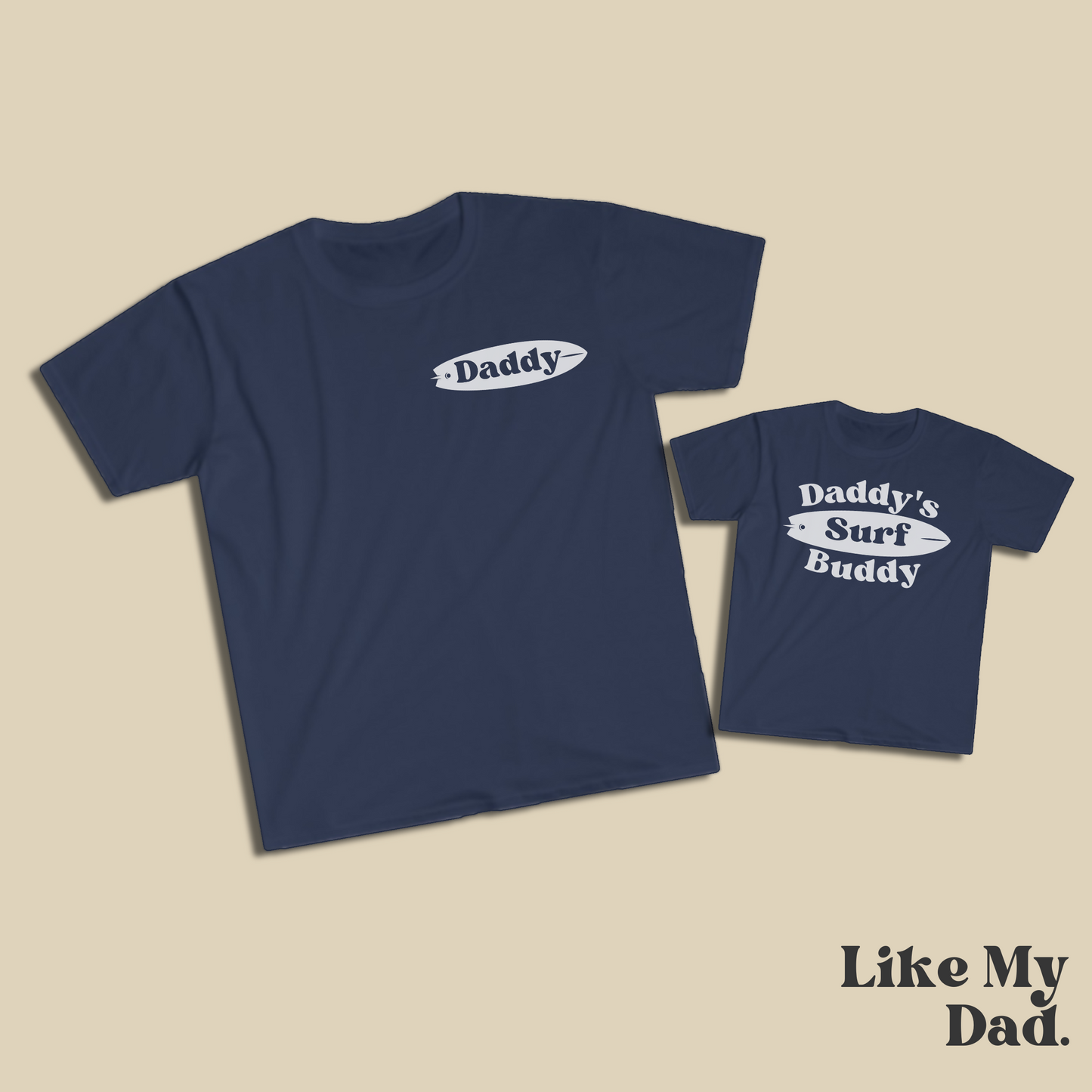 Surf Dad & Daddy's Surf Buddy Shirt Set