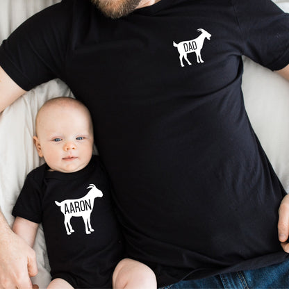 GOAT Dad Personalized Shit Set