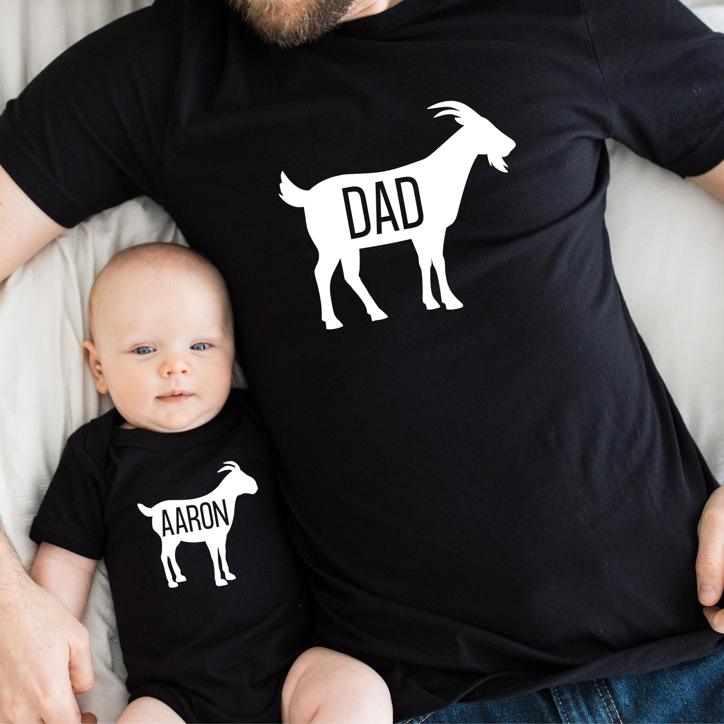 Big GOAT Dad Personalized Shit Set